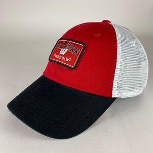 Wisconsin Badgers NCAA Captivating Relaxed Fit Snapback Trucker Hat New